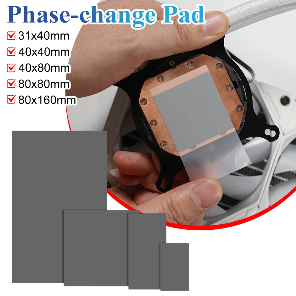 For Honeywell PTM7950 Heat Dissipation Pad Patch 8.5W/mK CPU Thermal Conductive Paste Pad Patch Lightweight for Laptop GPU CPU