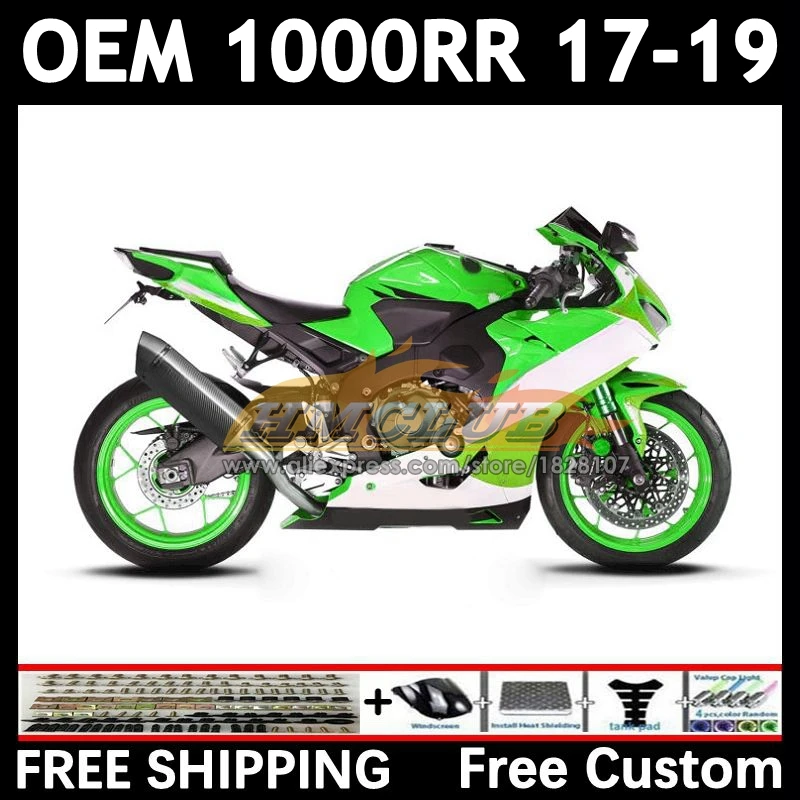 OEM Body For HONDA CBR 1000RR green light 1000 CBR1000 RR CC 79No.104 CBR1000RR 17 18 19 1000CC 2017 2018 2019 Injection Fairing