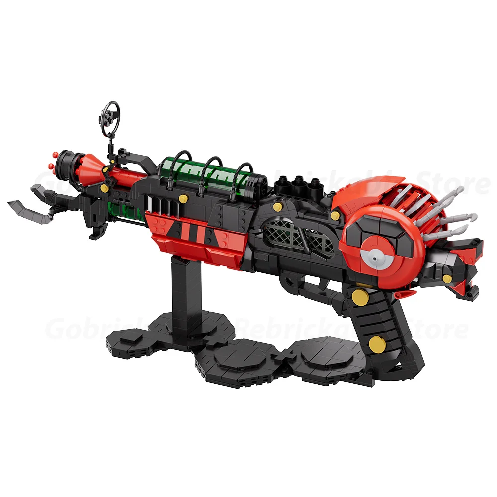 

Gobricks MOC Call of Duty Ray Gun Mark 2 Bricks Model Ray Gun Mark II Building Blocks Laser Gun DIY Game Toys Gift