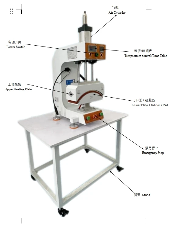 JY-616-350 Industrial Garment Press Machine Curved Special-shaped Thermal Transfer Bonding Curing Machine for Clothing