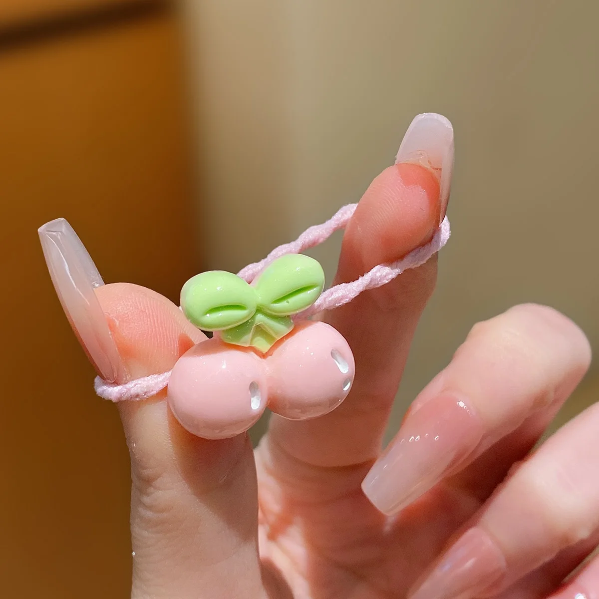 50 random cartoon cute small rubber bands suitable for daily use with hair rings and accessories