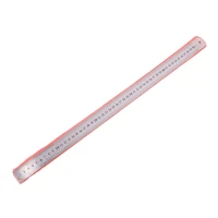 150mm/500mm Metal Scale Stainless Steel Straight Ruler Measuring Stationery Drafting Accessory Hand Tool School Office Supplies 3
