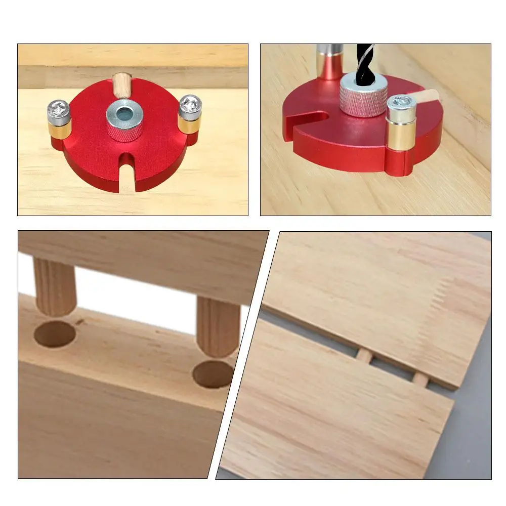 Woodworking Center Hole Punch Locator Straight Hole Punch Tool Drilling Locator DIY