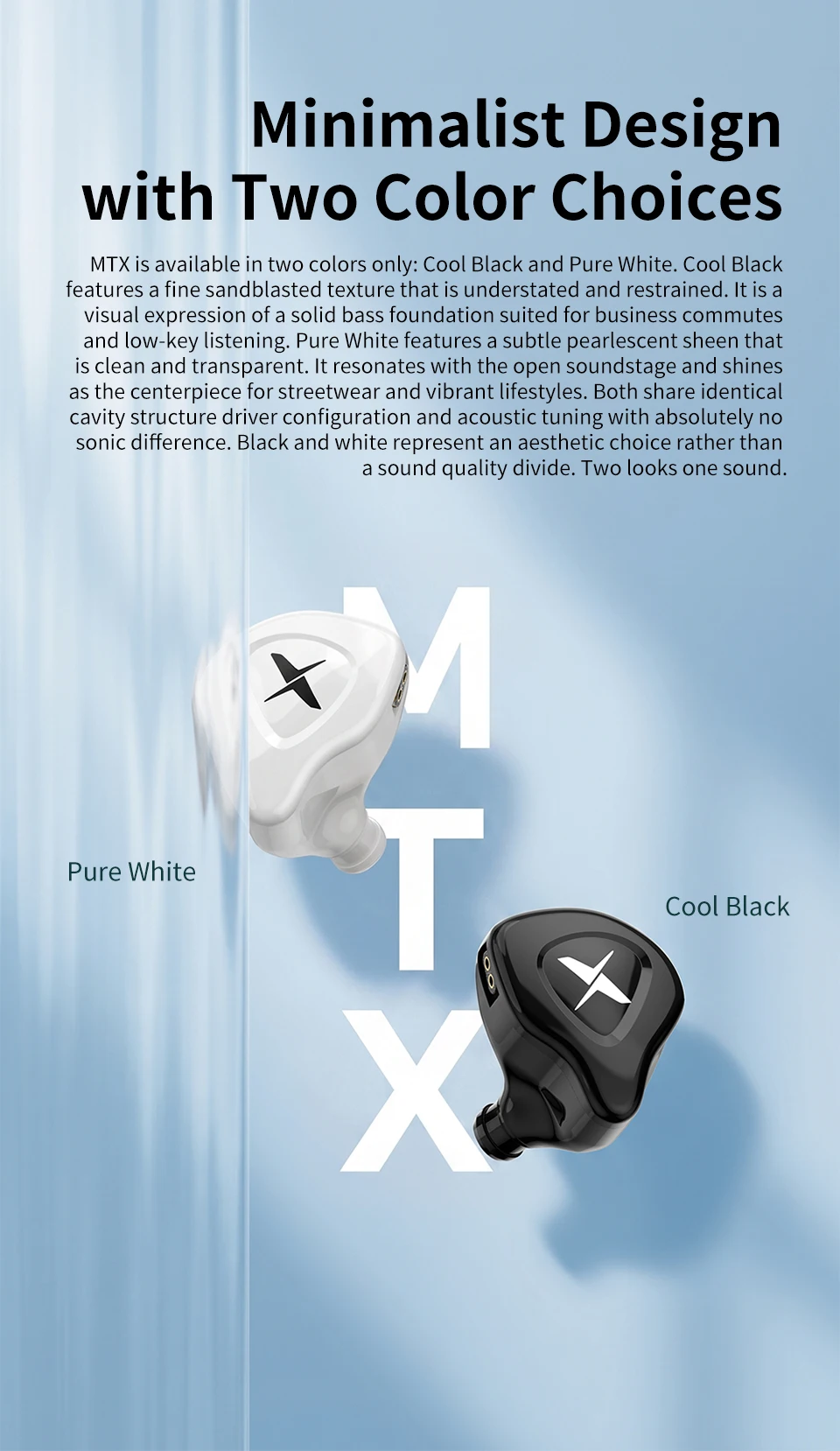 TRN MTX 10mm Dual Magnetic Dynamic IEM Bass Earbud 0.78mm 2Pin Detachable Earphone Cable for Music and Gaming