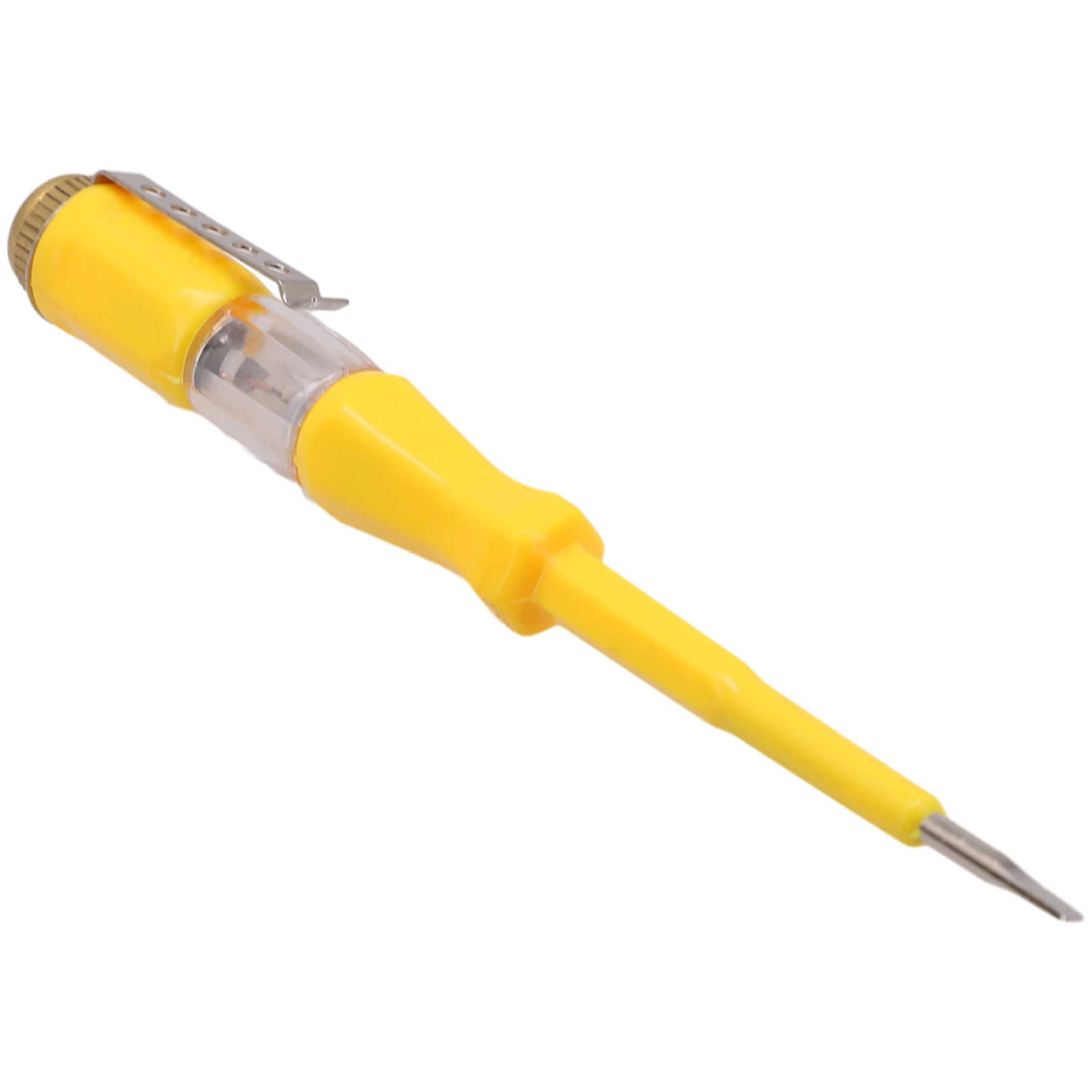 New Practical Voltage Indicator Voltage Indicator Electrical Test Pen Neon Light Bulb Chrome Steel New Practical