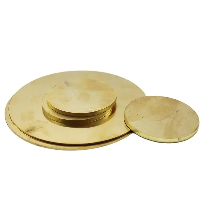Brass Sheet Round Solid Disc Yellow Plate