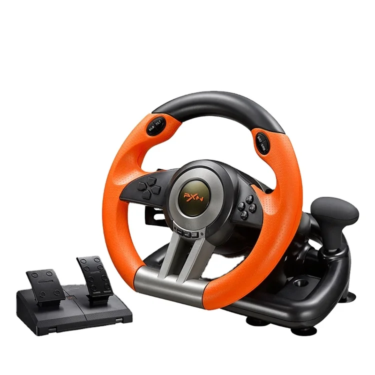 

Suitable for PC PS3 PS4 Xbox One Switch PXN V3II Gaming Steering Wheel Pedal USB Vibration Dual Racing Wheel Tool
