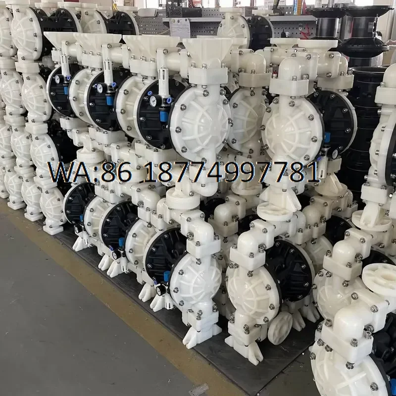 custom PP Pneumatic Double Diaphragm Pump with Leakage Protection OEM Customizable CE ISO9001 ATEX Certified for Automotive