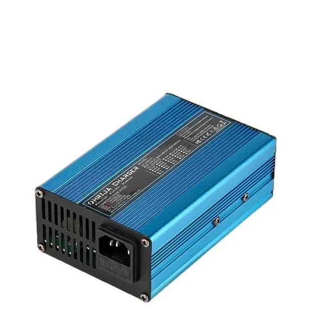 42V 4A Charger Smart Aluminum Shell Is Suitable For Lithium Ion Battery Electric Vehicle Balance Scooter 10S 37V Blue