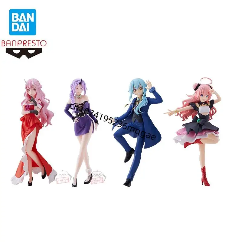 Bandai esa vez me reencarné como Slime 10 ° aniversario Milim Nava Shion shuna Rimuru Tempest Anime modelo de figuras de acción