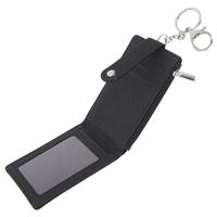 Card Holder Key Ring Small Credit Water Proof Pu Wallet Bus Pass Lanyard Id Badge Case Nurse Credential Holder Card Case