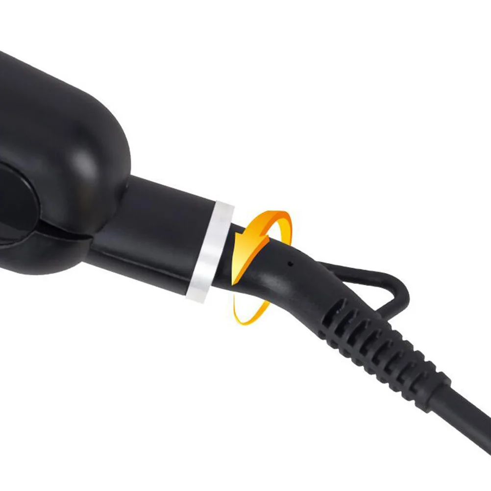 

Electric Hair Straightener Black Dual Purpose Curling Iron For Salon Home Use Steam Straightener 360 Rotate Cord Fast Heating