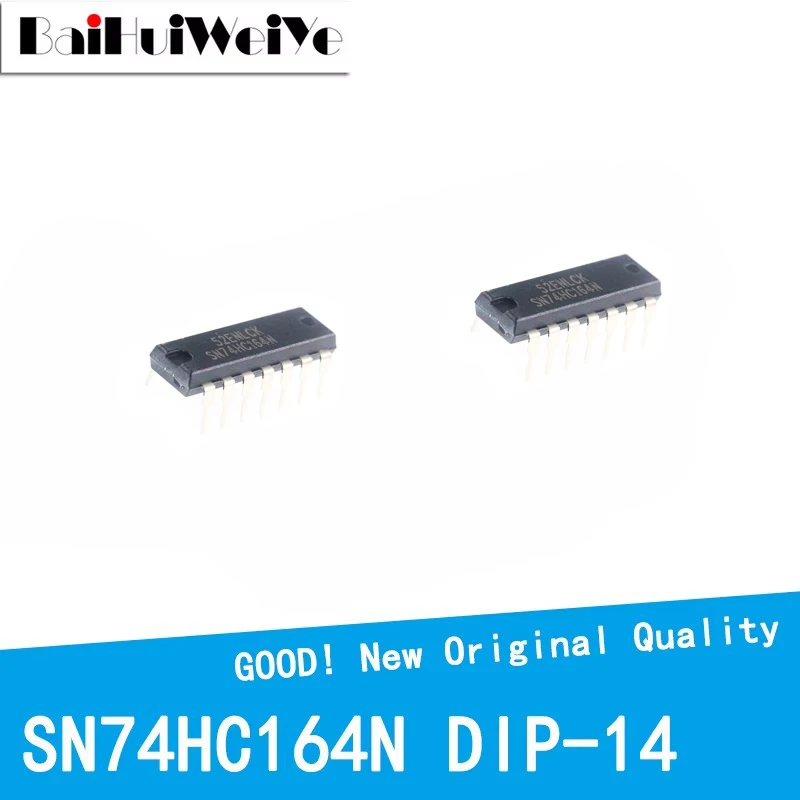 10PCS/LOT 74HC164N SN74HC164N SN74HC164 74HC164 DIP-14 New IC Good Quality Chipset In Stock DIP14