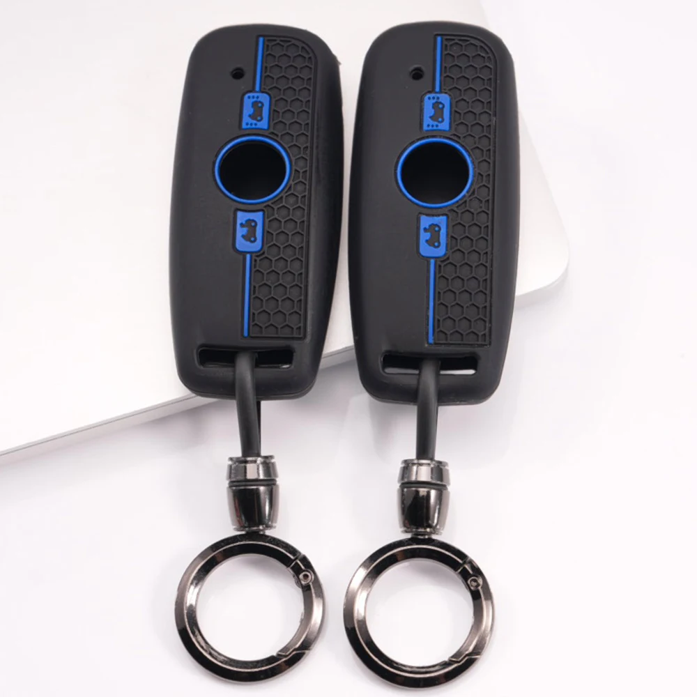 Smart Key Shell With Keychain For Honda GL1800 Gold Wing Goldwing F6B Gold Wing Tour DCT Soft Touch Lightweight Protective Cover