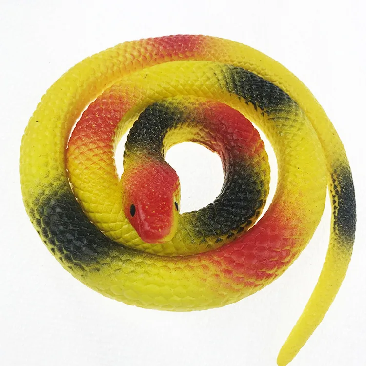 Simulation Rubber Soft Fake Snake Deceives Novelty Children\'s Toys Prank Surprise Boys Interesting snake toy Kid\'s Gift NR0053