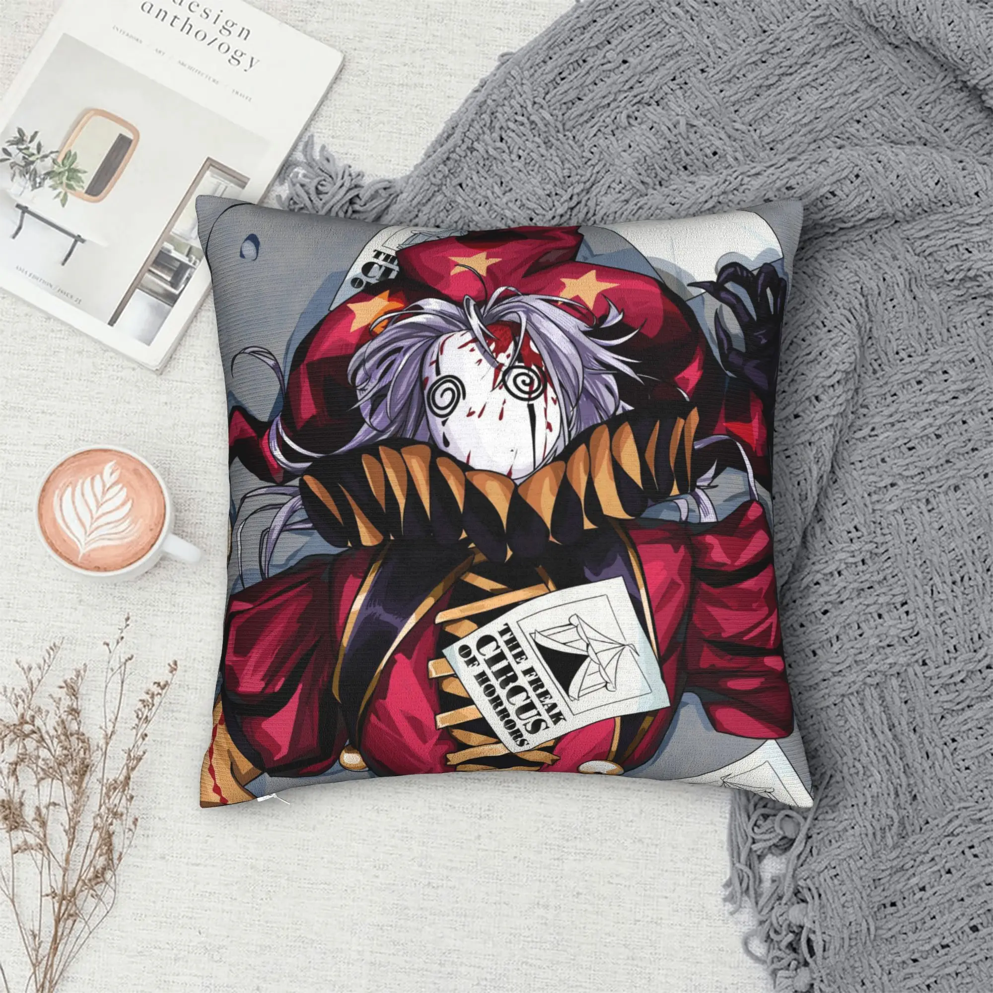The Freak Circus Pillowcases  Vintage Pillow Case For Sofa Car Home Decor Comfy Pillow Cover