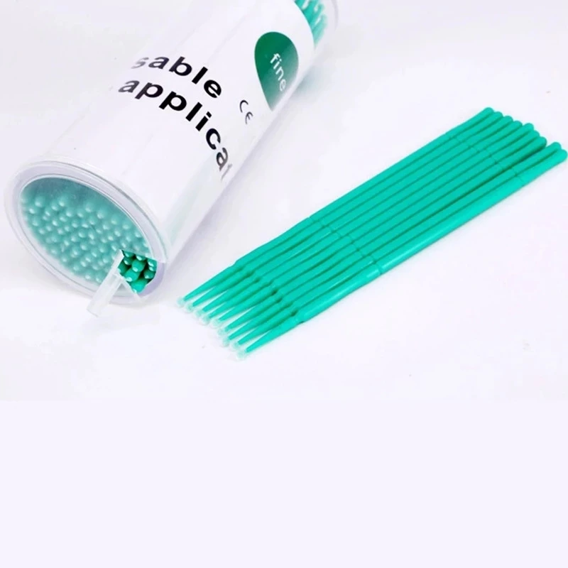 100Pcs/bottle MicroBrush For Eyelash Lift Kit Cleaning Rod for Lash Lift Kit Micro Rod for Eyelash Extension view 3