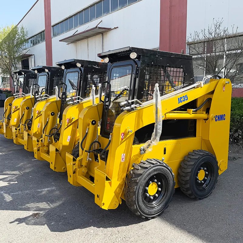 Free Shipping JC45 JC65 JC100 Skid Steer Loader Powerful EPA Engine Crawler Heavy Equipment Skid Steer Loader EPA Small Loader