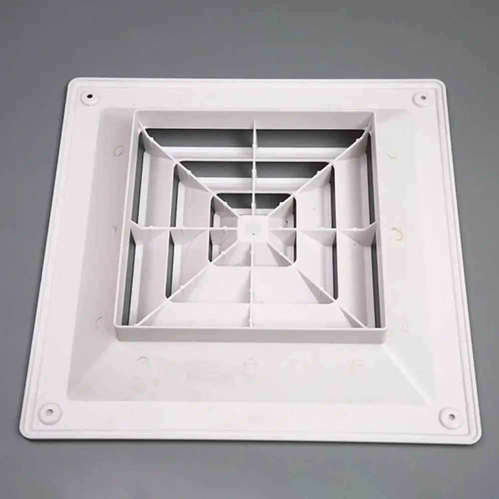 Square Ceiling Diffuser Adjustable Easy to Install Ventilation Fan Ducting Ventilation Grill Cover for Outlet Vent Accessories