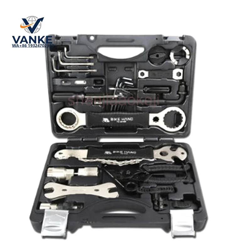 Mountain bike Professional Tool Kit Repair Spoke Wrench Freewheel Pedal Wrench 22 pcs/set YC-721 Bicycle Repair Tool