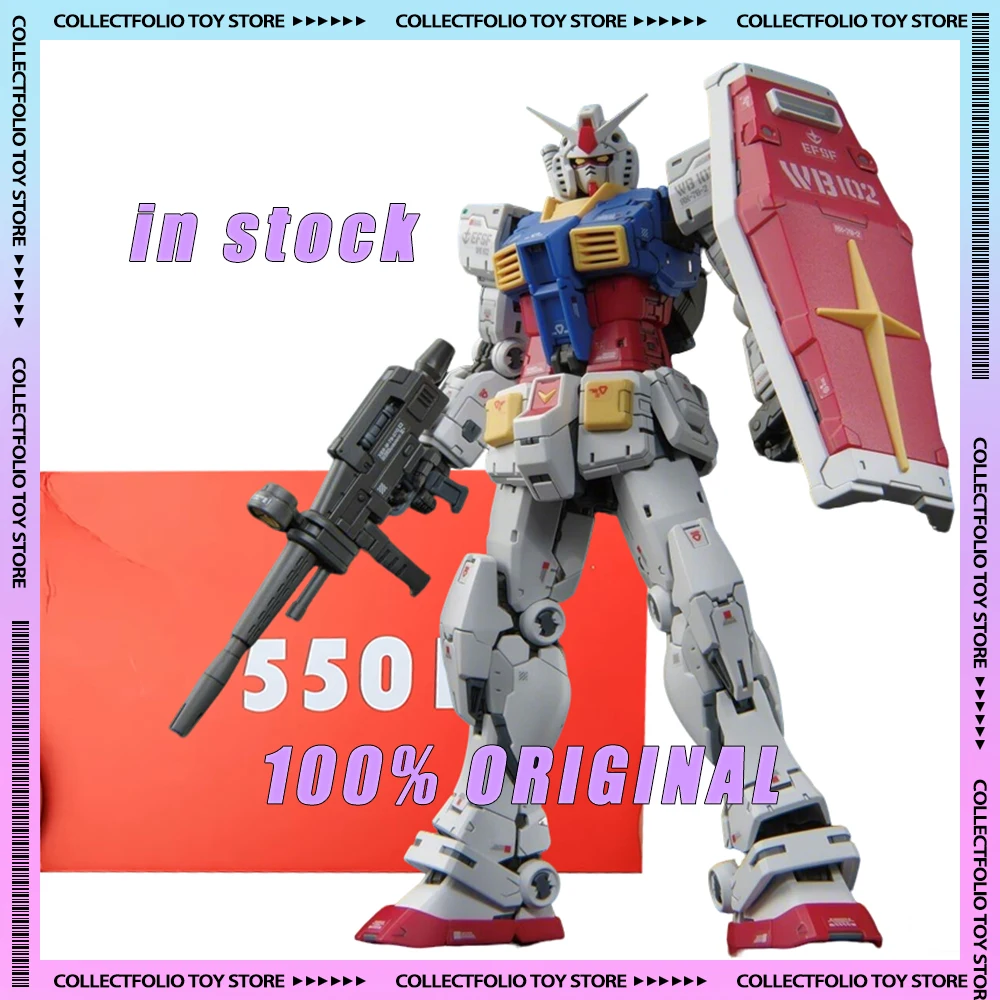 

Changlong Model 5501 Rg 1/144 Rx-78-2 Ver 2.0 Assembly Model Movable Joints High Quality Collectible Robot Kits Models Kids Gift