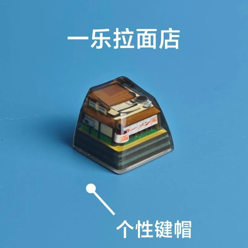 NEW Ichiraku Ramen Theme Anime Keycap Mechanical Keyboard Resin Custom Keycap PC Game Keyboard Accessories Cartoon Gifts Collect