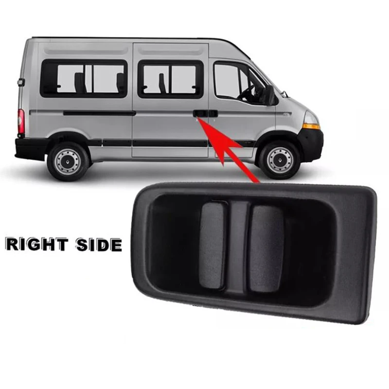 

1pc Right/Left Side Sliding Door Handle Fits Renault Master Nissan Interstar Sliding Door Handle Car Exterior Parts Door Handles