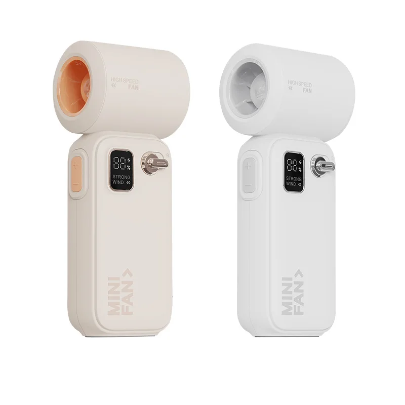 100-скоростной высокоскоростной ручной вентилятор, портативная зарядка цифрового дисплея на открытом воздухе, небольшой мини-вентилятор, высокая мощность ветра, маленькая ветровая пушка