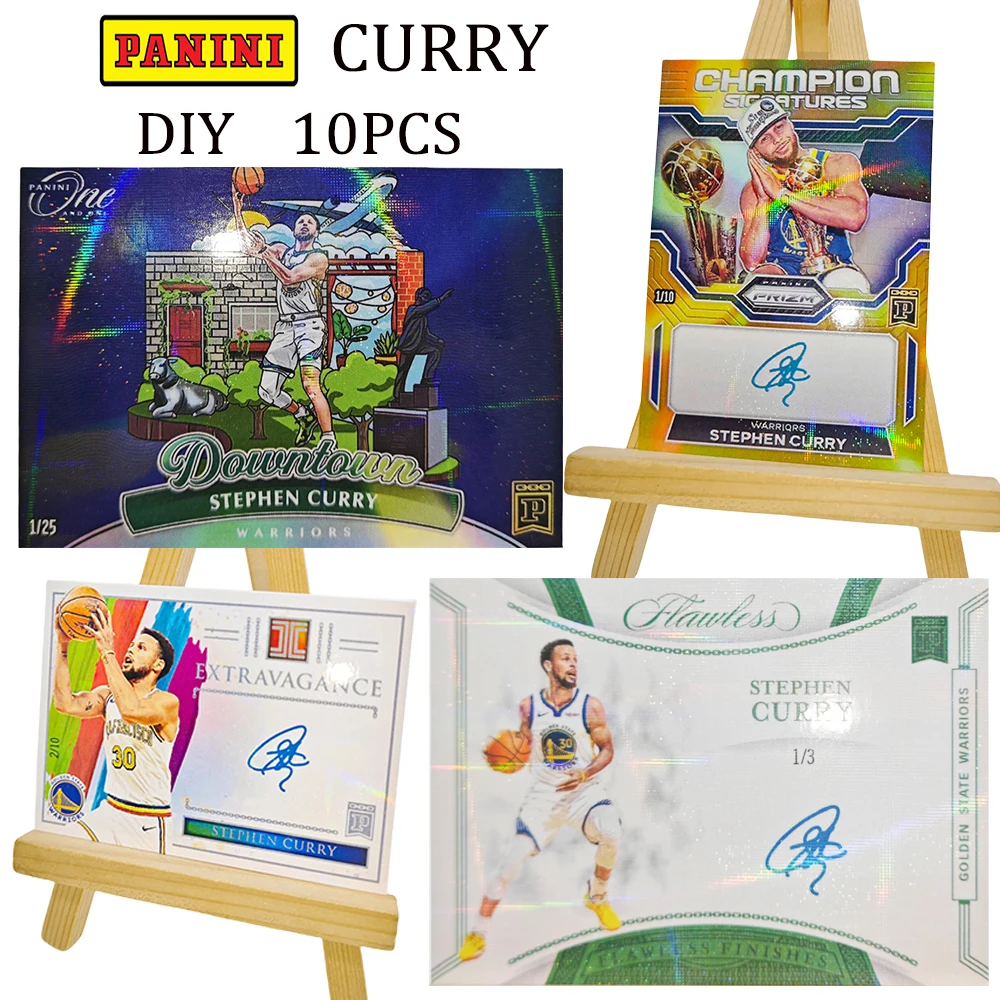 Panini homemade star cards DIY Stephen Curry Cards Refraction color flash Collectible Cards Basketball Boys Holiday Gifts