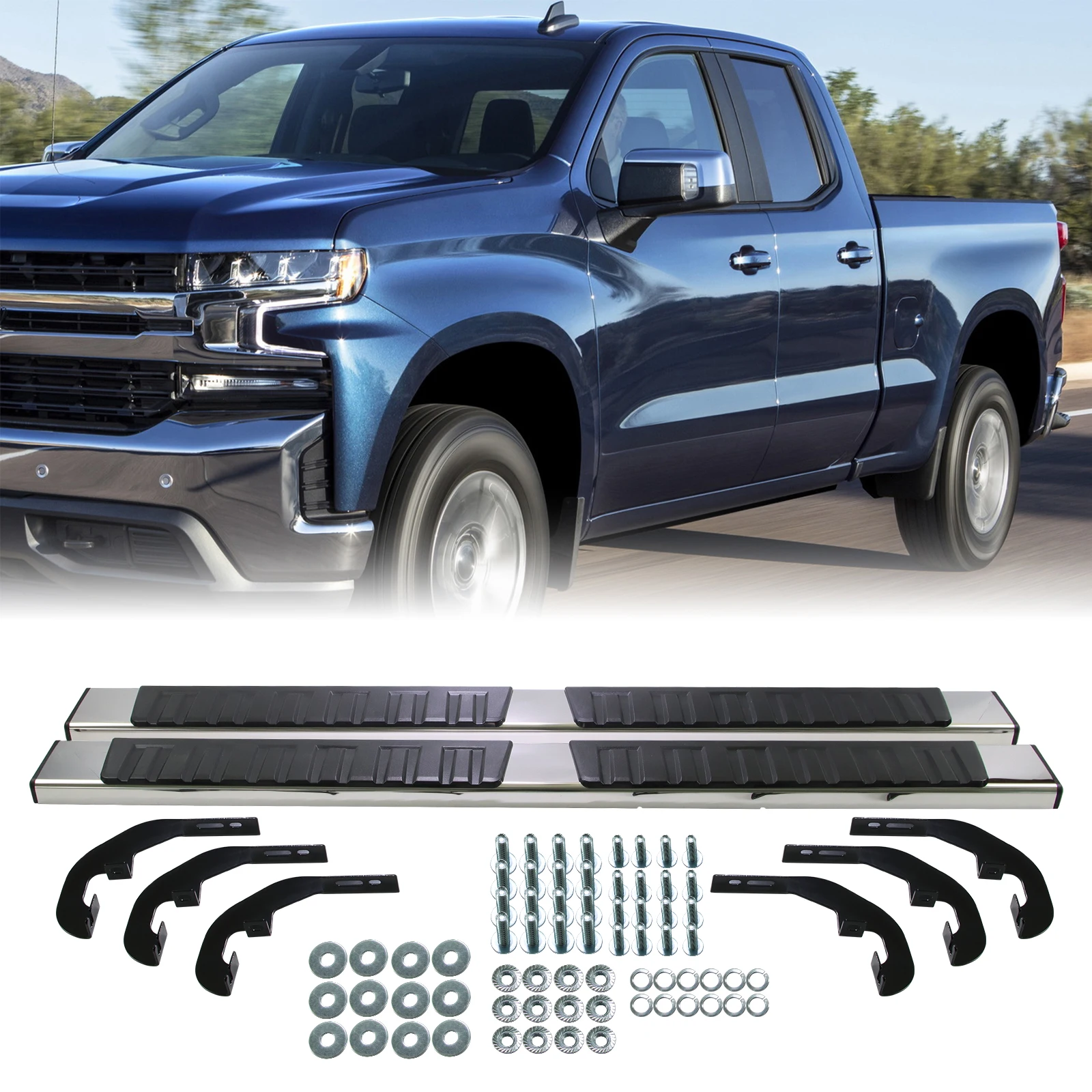 For 19-24 Chevy Silverado 1500 Double Cab 6