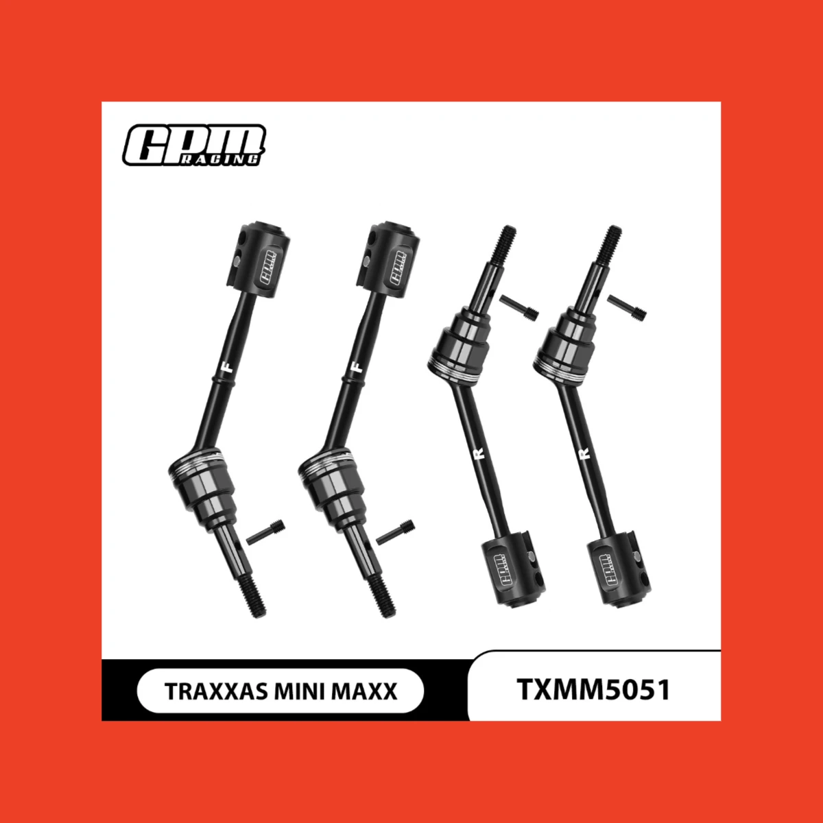 

GPM TRAXXAS MINI MAXX -107154-1 Для 41, передних и задних приводов из углеродистой стали и приводов