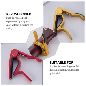 Universal MiWayer-Capo for Guitar, Aluminum Metal Capo, for various types of instrument, guitar accessories 12 MAIN SALES CAPOTRAST FOR GUITAR - №3