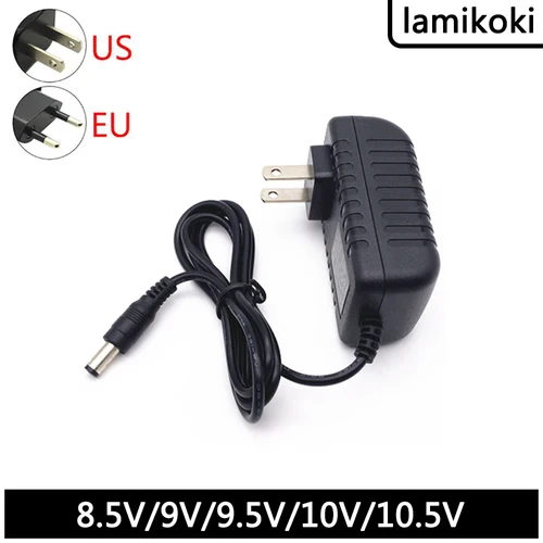 DC 8.5V 9V 9.5V 10V 10.5V 1A 1.1A 1.2A 1.5A Adaptador de corriente para DVD móvil