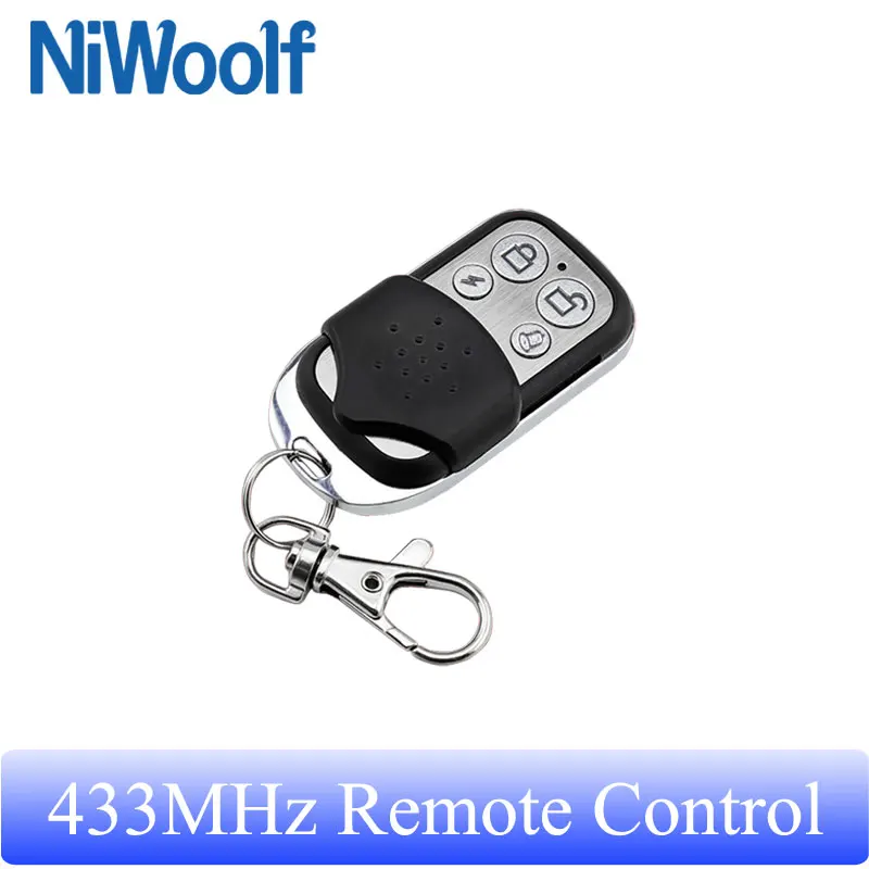 Wireless Remote Control 433MHz Arm & Disarm Button Metal Remote Controller For Our Home Security Burglar Alarm System