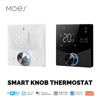 MOES WiFi perilla de calefacción inteligente termostato pantalla LCD pantalla táctil controlador de temperatura para caldera de Gas de agua calefacción eléctrica