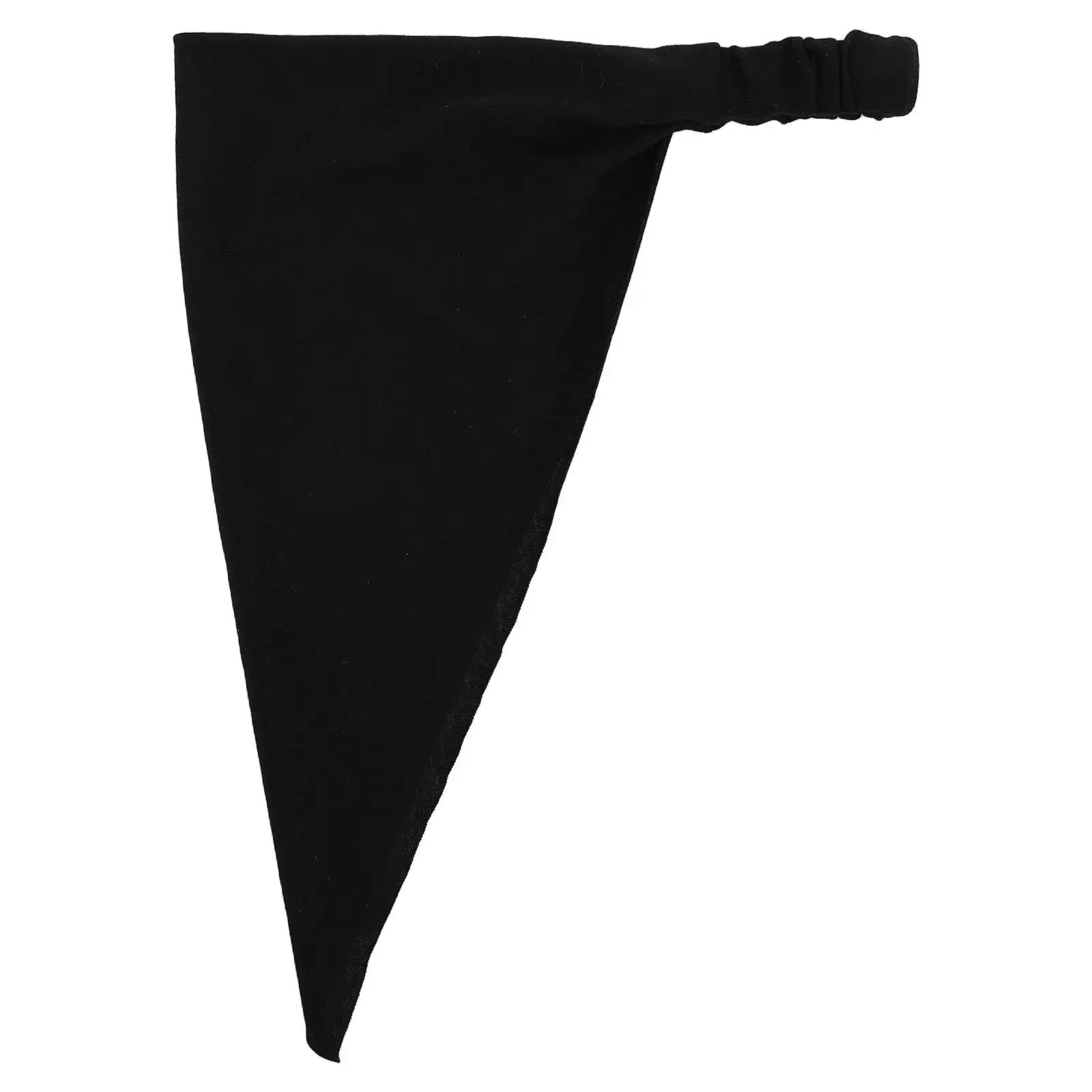 

Triangle Headscarf Color High Elastic Nonslip Women Head Coverings Hair Turban B Head Coverings Fashion Accessory