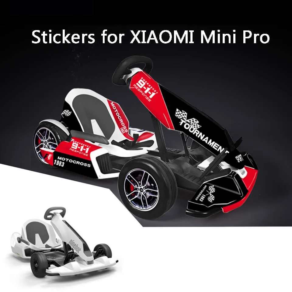 Kart Sticker Scooter Stickers for XIAOMI Ninebot Pro Balance Electric Scooter Accessories Scooter Sticker