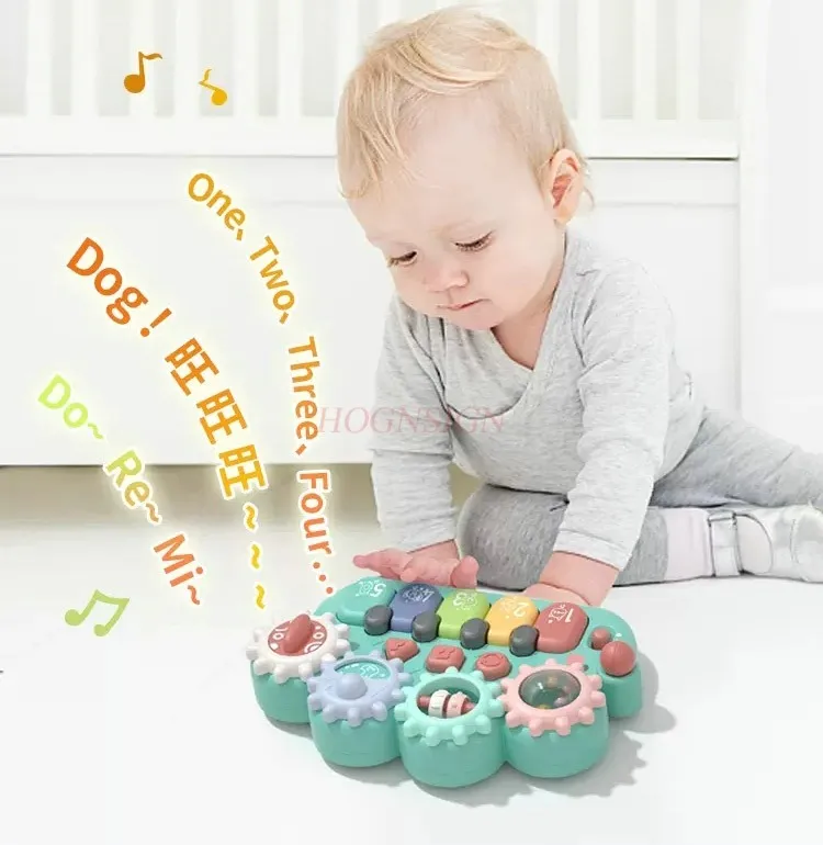 Egel Vingerpiano Baby Minipano Speelbaar Babysleutel Speelgoed Vroeg onderwijs Elektronische piano voor kinderen