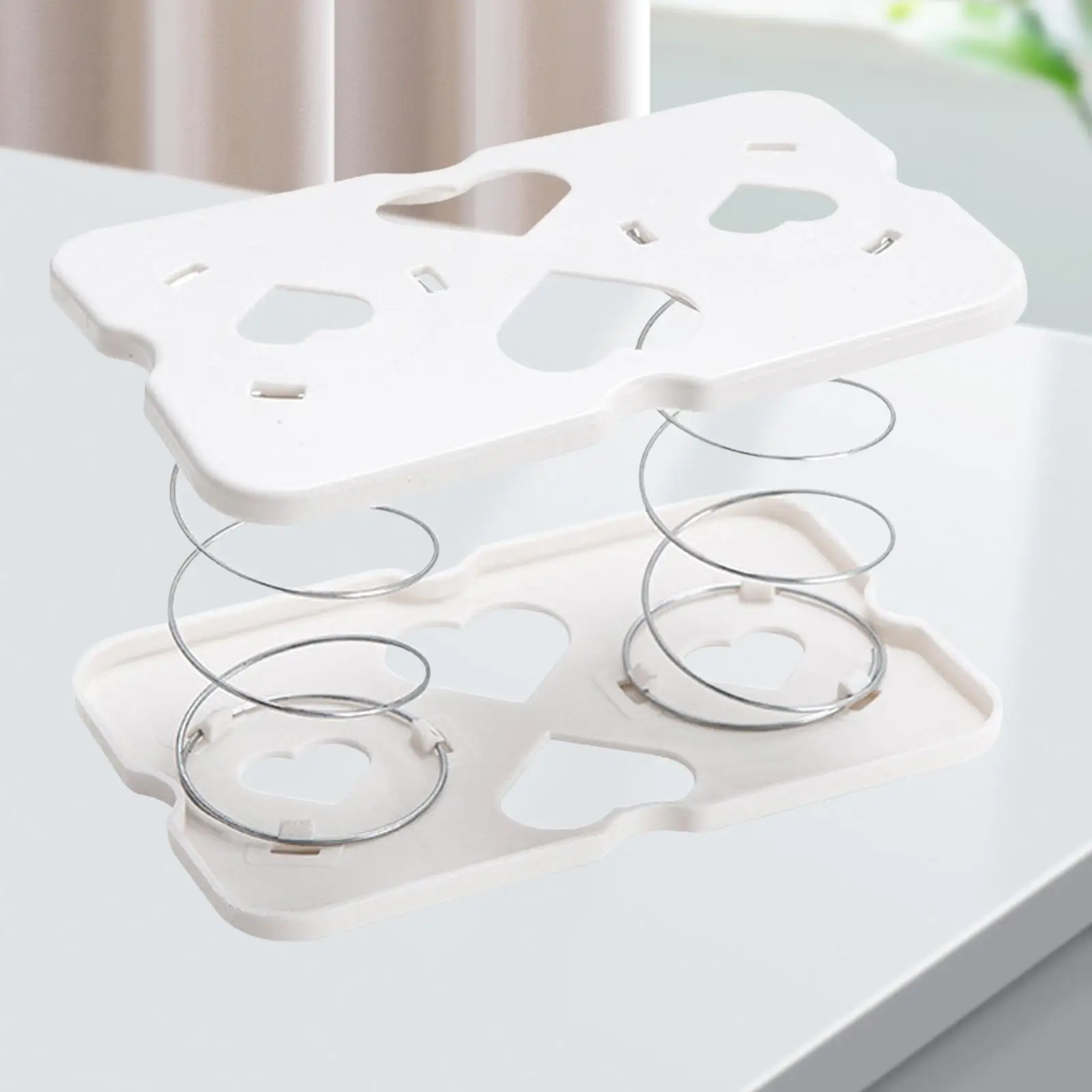 Plastic Automatic Lifting Spring Loaded Tissue Box Tissue Spring Bracket Spring Holder for Office Toilet Bathroom Desk Kitchen