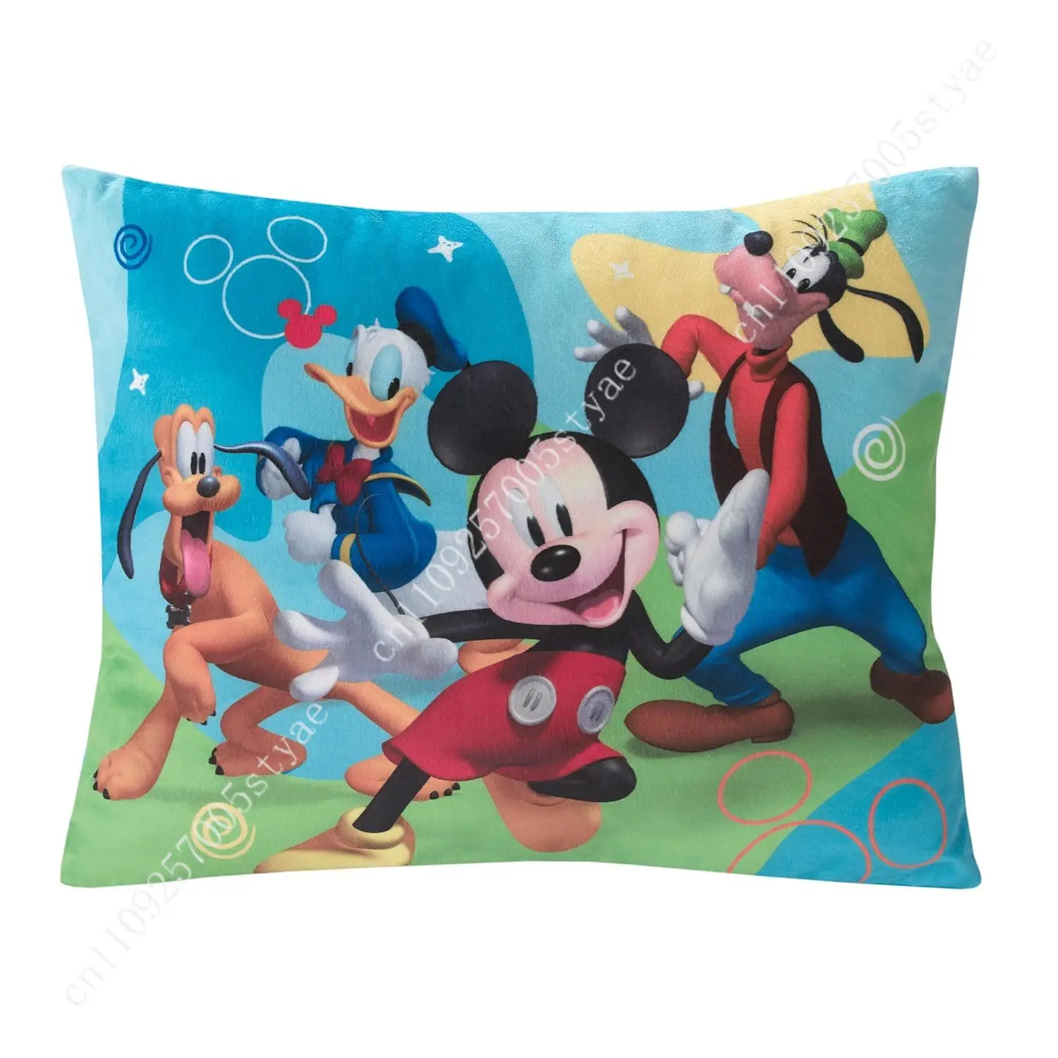 

Mickey Mouse Donald Duck Pluto Goofy Pillowcase Disney Cartoon Decoration Child Party Boy Girl Gifts Custom Pillow Case Cover