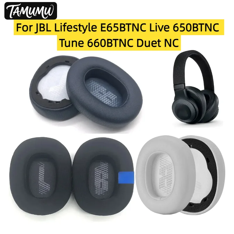 

Cooling Gel Earpads Compatible for JBL Lifestyle E65BTNC Live 650BTNC Tune 660BTNC Duet NC Headphone Earpads Cushions