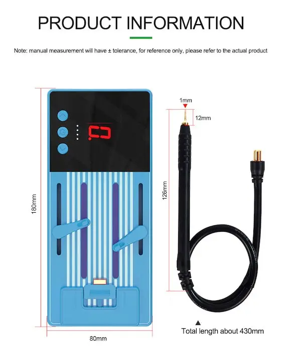 Mini Handheld Spot Welding Machine Small Portable Battery Spot Welder Tool Kit With OLED Display