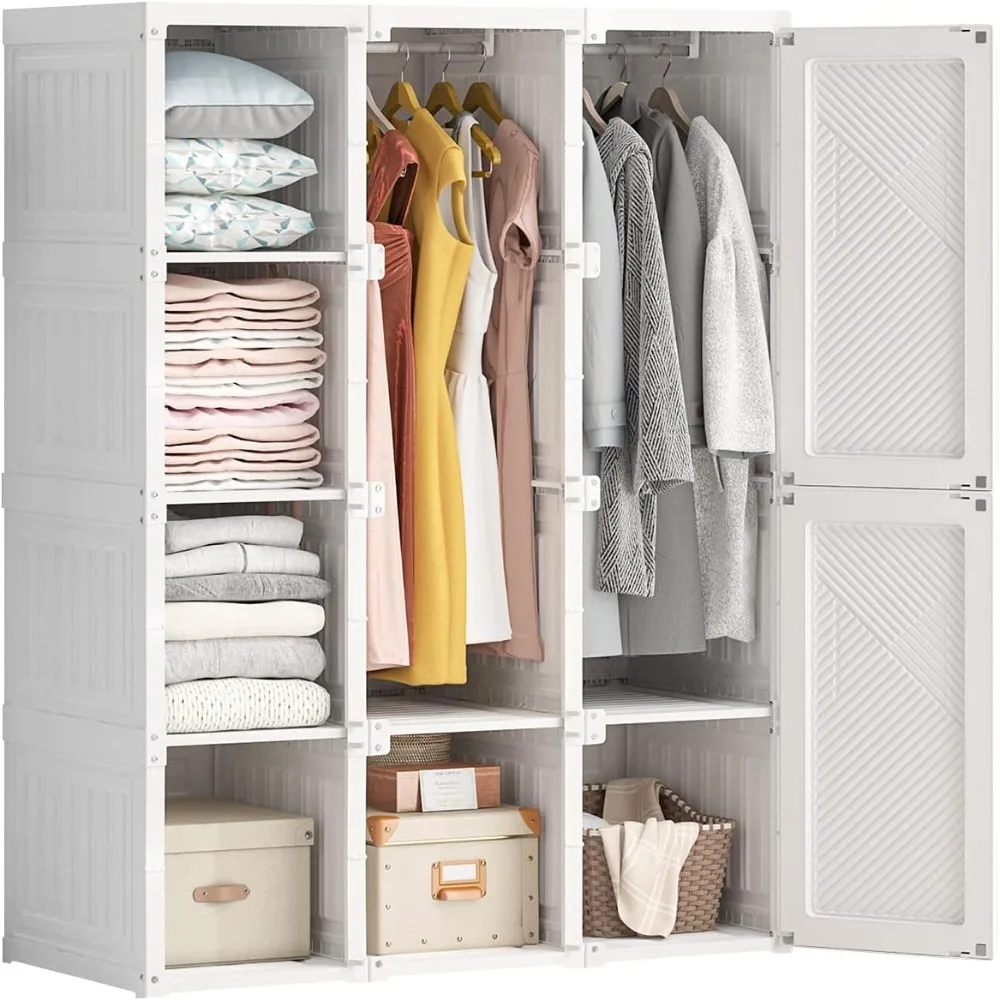 Portable Wardrobe Closets - 14