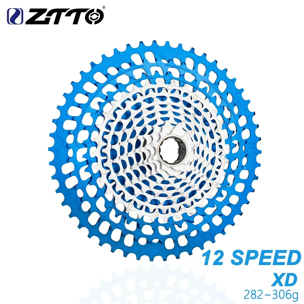 ZTTO Ultimate 12 Speed XD Cassette MTB 12S 10-50T 10-51T XD Cassette Ultralight 9-46T 10-46T Sprocket Ultralight 12V k7 282~306g