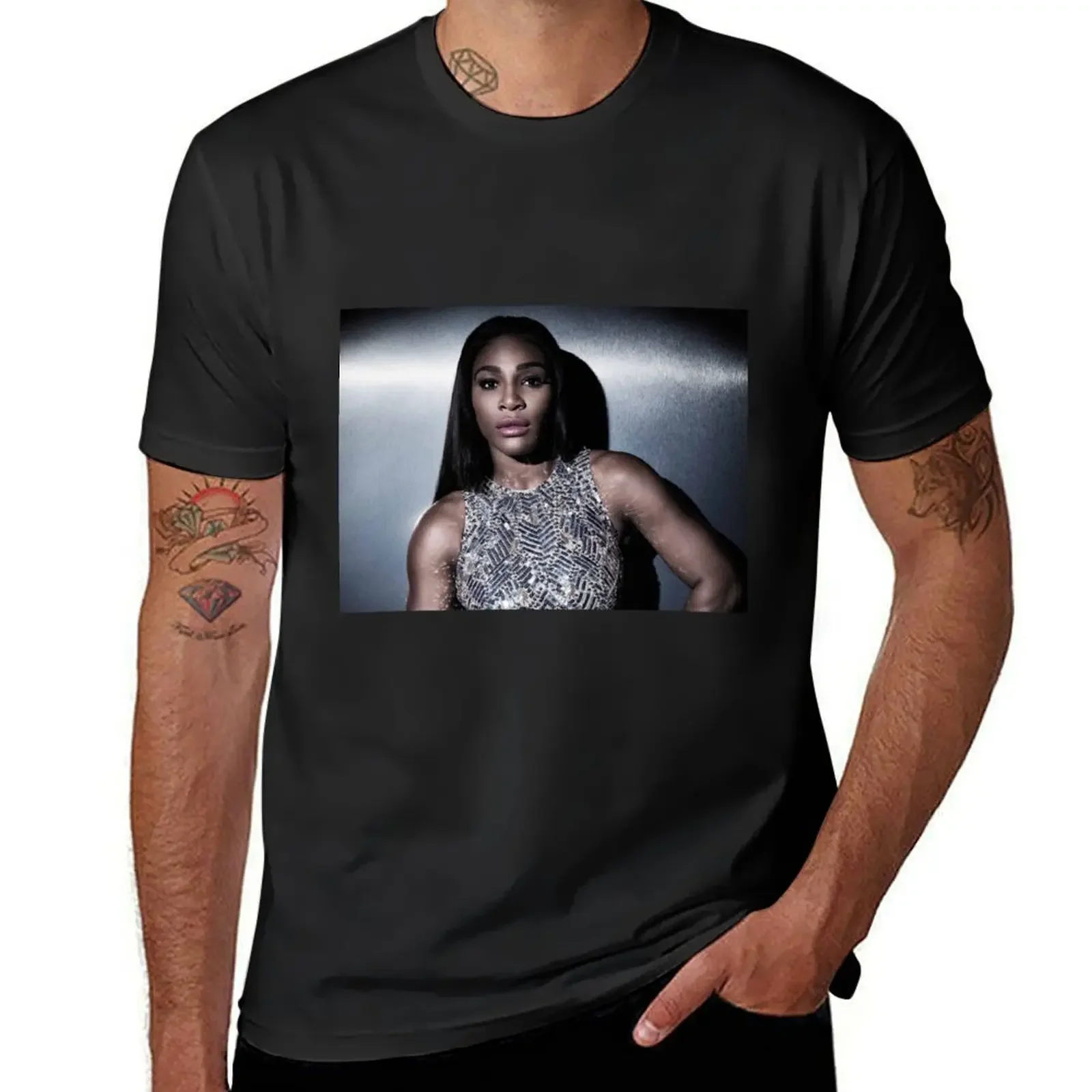 

Serena Williams 6 T-Shirt quick-drying graphics essential t shirt cute clothes funny t shirts men