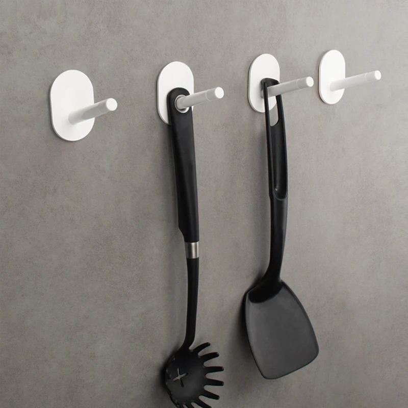 3PCS Mijia 8H Adhesive Multi-function Hooks / Wall Mop Strong Hook Holder for Bathroom Bedroom Kitchen Wall Bearing 3kg