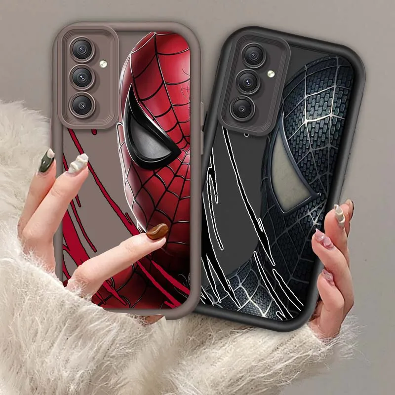 

Marvel Spider-Man Cool Hot Art Phone Case For Samsung A71 A52 A51 A34 A33 A22 A16 A15 A13 A04 A06 Note 20 Ultra 5G Eye Ladder