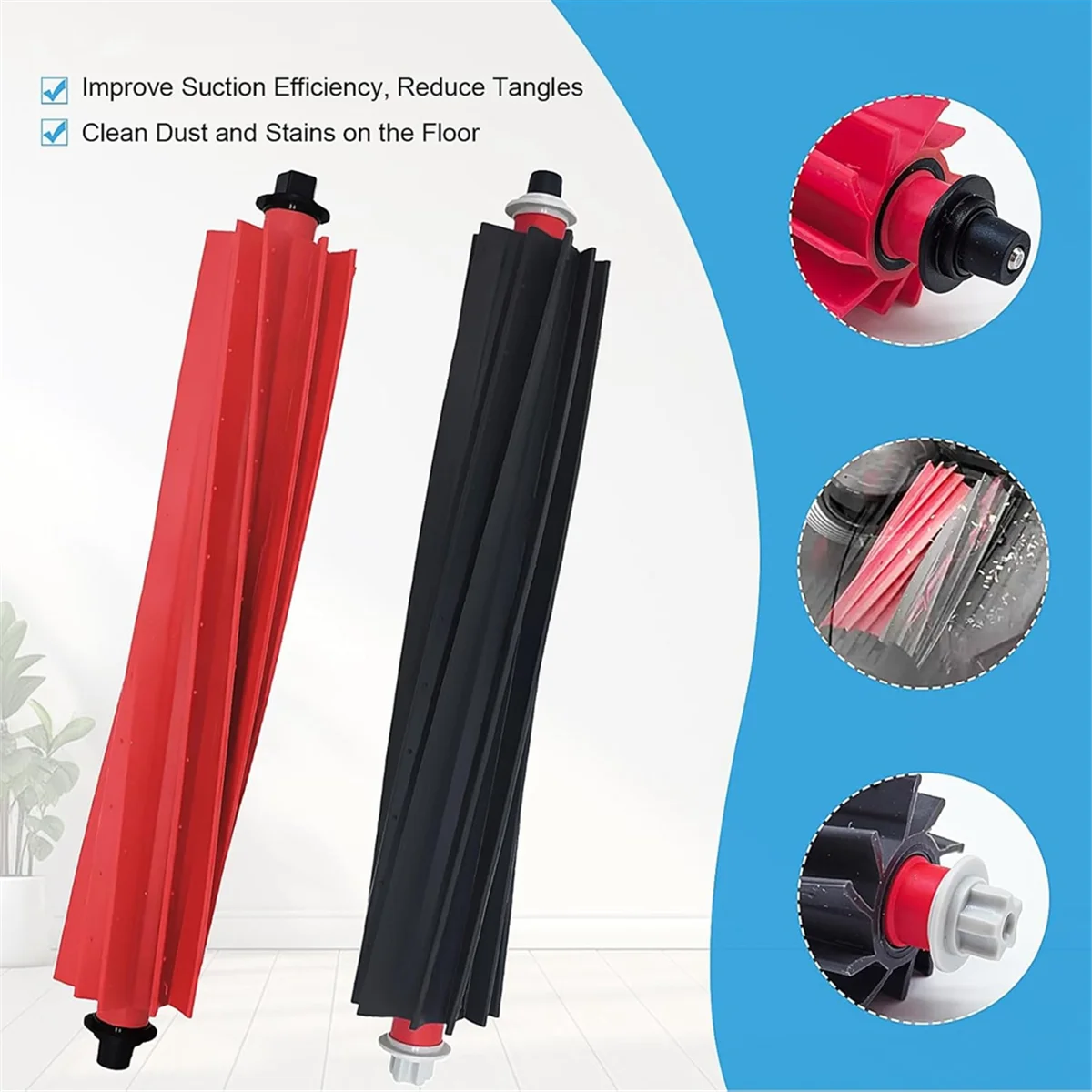 Para Roborock Qrevo Master aspiradora Cepillo Lateral principal filtro HEPA paño de mopa bolsas de polvo piezas de repuesto