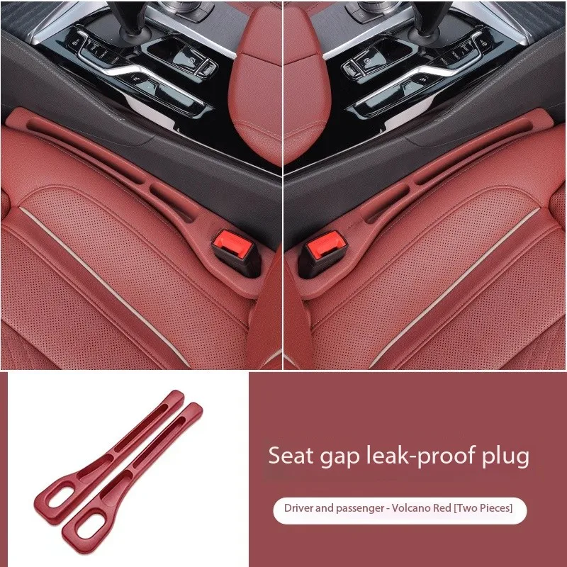 2Pcs Auto Sitz Lücke Füllstoff Organizer PU Universal Auto Sitz Lücke Anti-leck Stopper Streifen Slot Sitz Lücke lagerung Organizer Zubehör