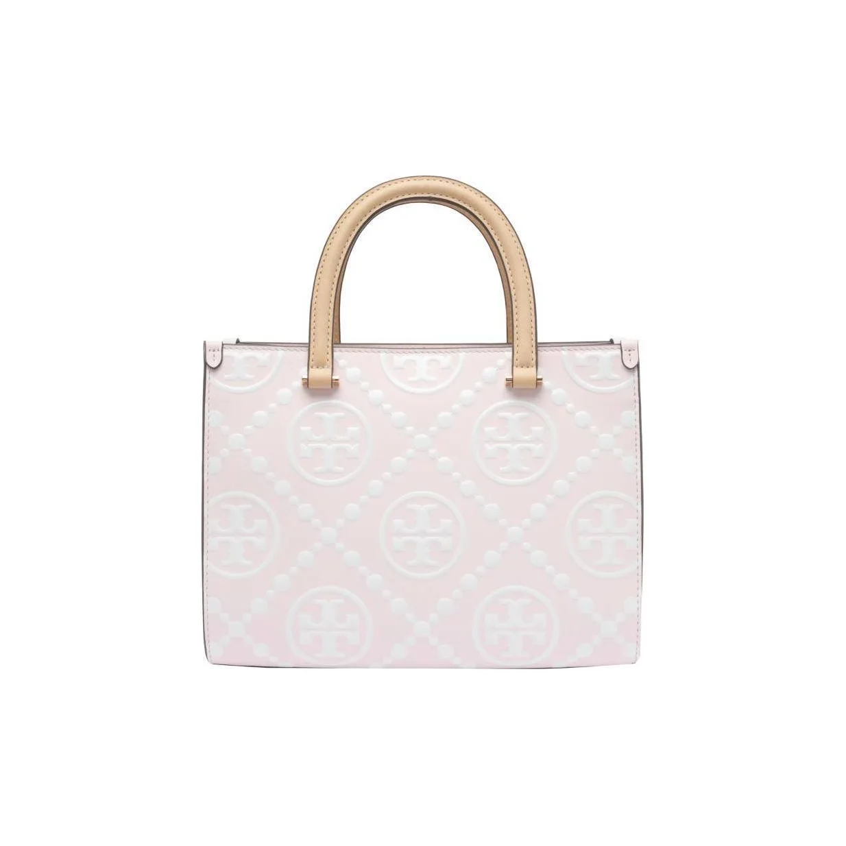 TORY BURCH Tory Burch T Monogram Leather Tote Bag, Shopping Bag, Shoulder Bag, Handbag Medium Women's Pink 165887-650